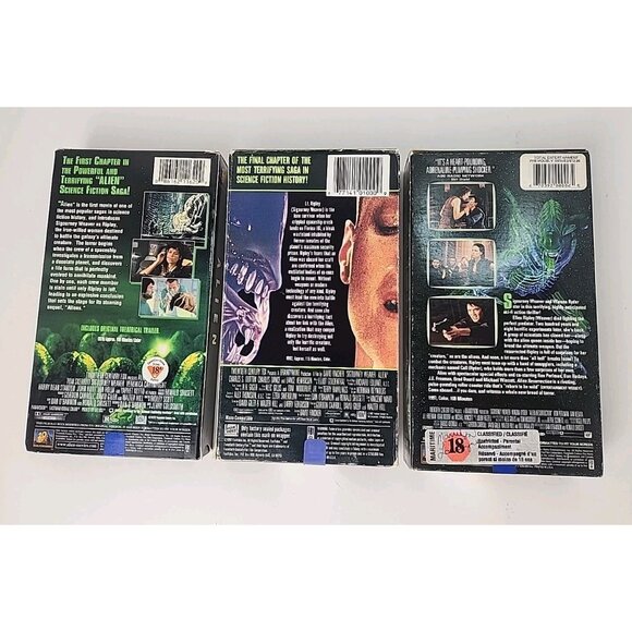 VHS Alien 1, 3 & Resurrection Horror Lot Sci-fi Videos Vintage 1990s - Picture 2 of 14